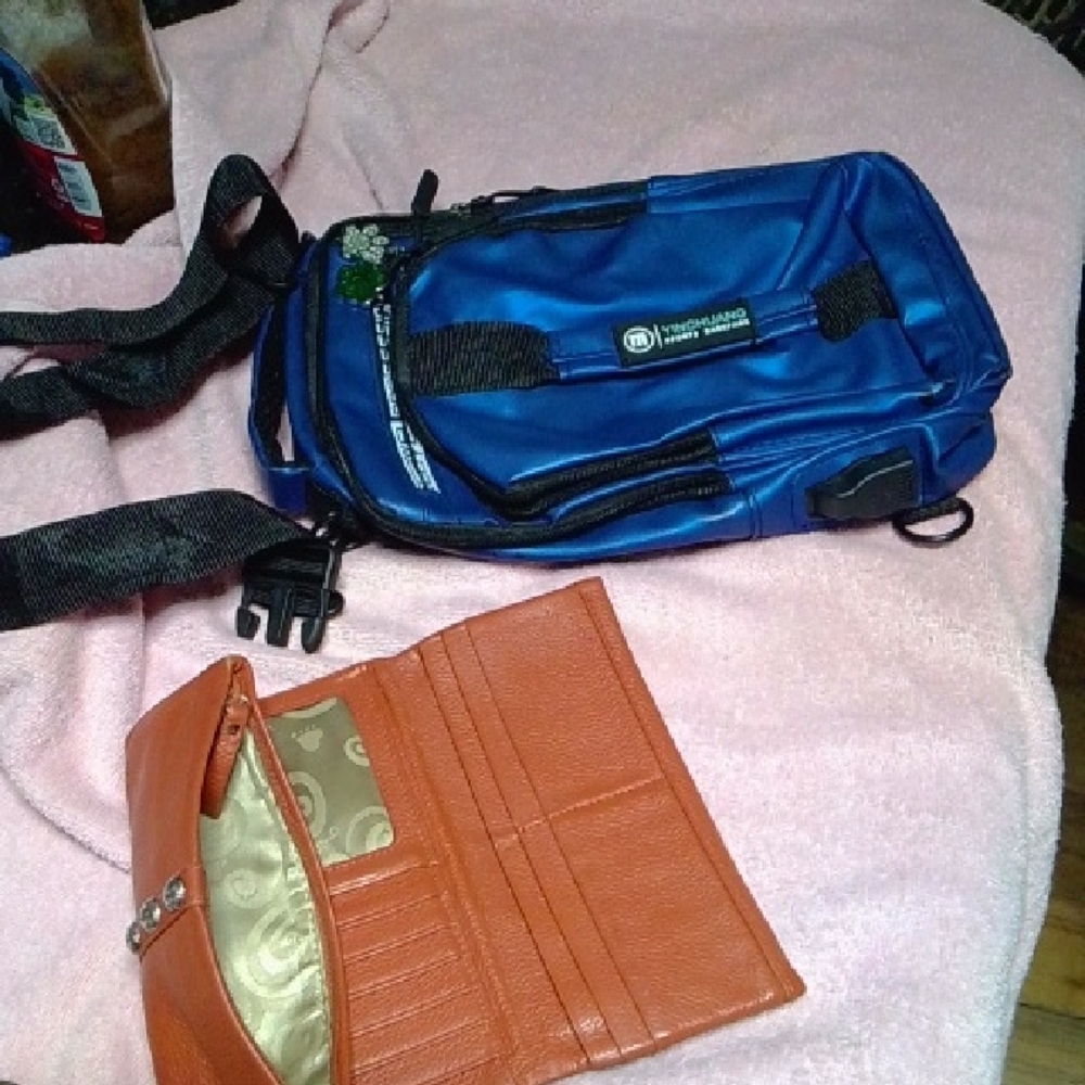 Blue Crossbody Bag
